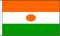 Niger Hand Waving Flags